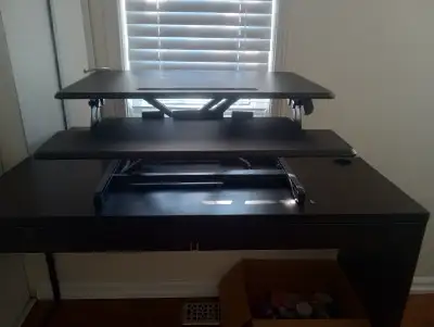Sit stand office desk converter toper, View more