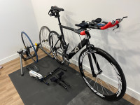 Cervelo P2-SL tri bike, carbon rims, and more