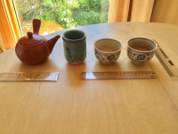 Japanese green tea pot cup Clay tea pot Asian