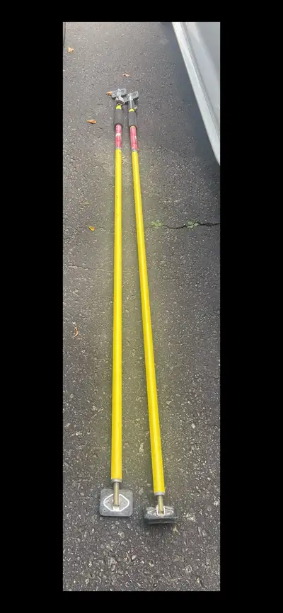 Get your hands on these used support rods, perfect for various applications requiring sturdy support...