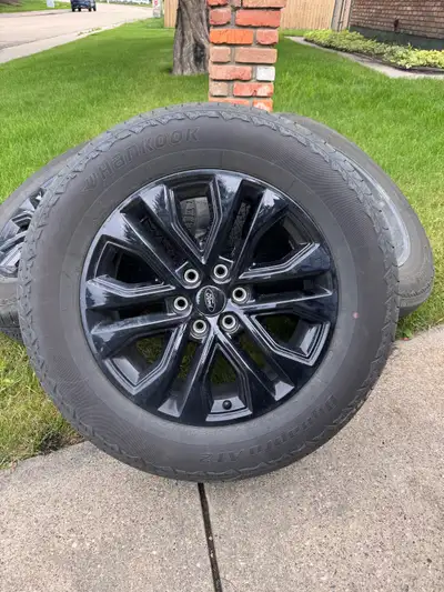 WHEELS AND TIRES( NOT SELLING A TRUCK) -Only 2000km on the tires -Comes with lug nuts and locking lu...