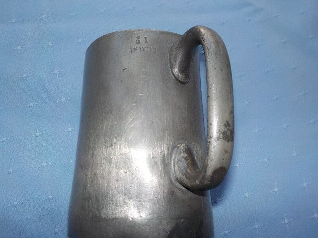 Victorian Antique Pewter Beer Tankards from 1800's - Ancaster in Arts & Collectibles in Hamilton - Image 4