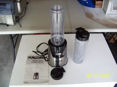 This Kalorik Blender is model number BL 46505 SS. This personal blender comes with 2 bottles and lid...