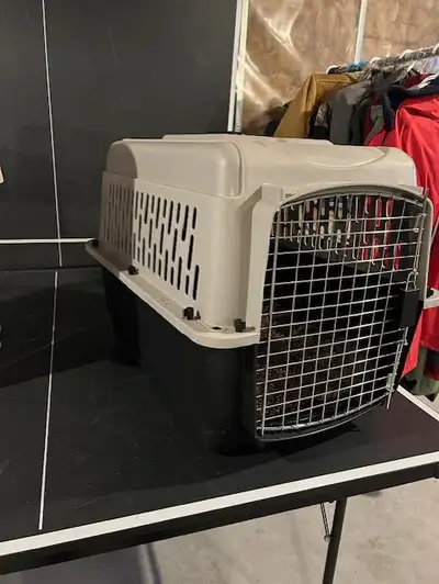 Hard Sided Dog Crate & Removable Cushion, View more