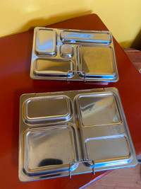 Like New Two PlanetBox Stainless Steel Lunch Boxes