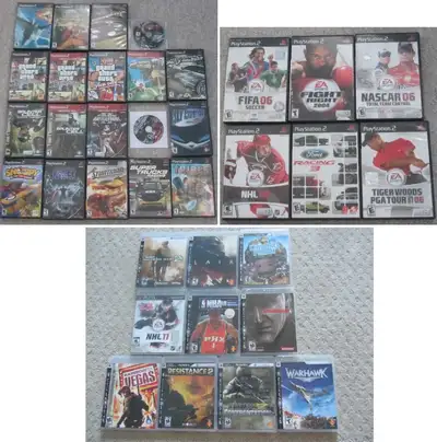 Variety of Playstation 2 (PS2) & Playstation 3 (PS3) Games, View more