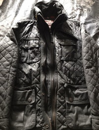 Superdry Blackhawk Quilted Wax Coated Moto Utility Jacket UO City of Toronto Toronto (GTA) Preview