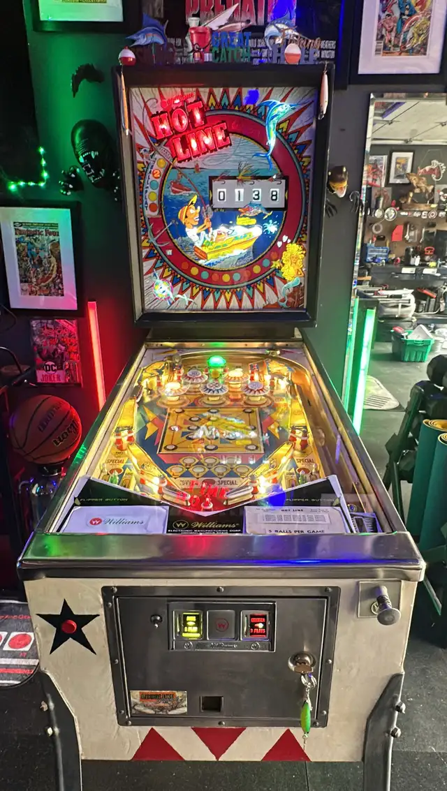 1966 Hot Line Pinball Machine