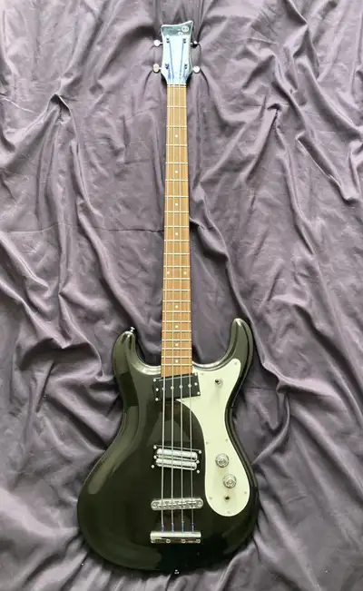DANELECTRO BASS "The 64" Mosrite style - Flatwounds, View more