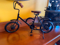 Never Used Metal Bike Bicycle Home Décor With Wood Seat