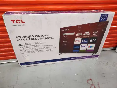 Smart tv Roku 55p 4k belle wifi youtube prime vidéo garantie , View more