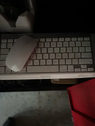 Apple keyboard and mouse, View more