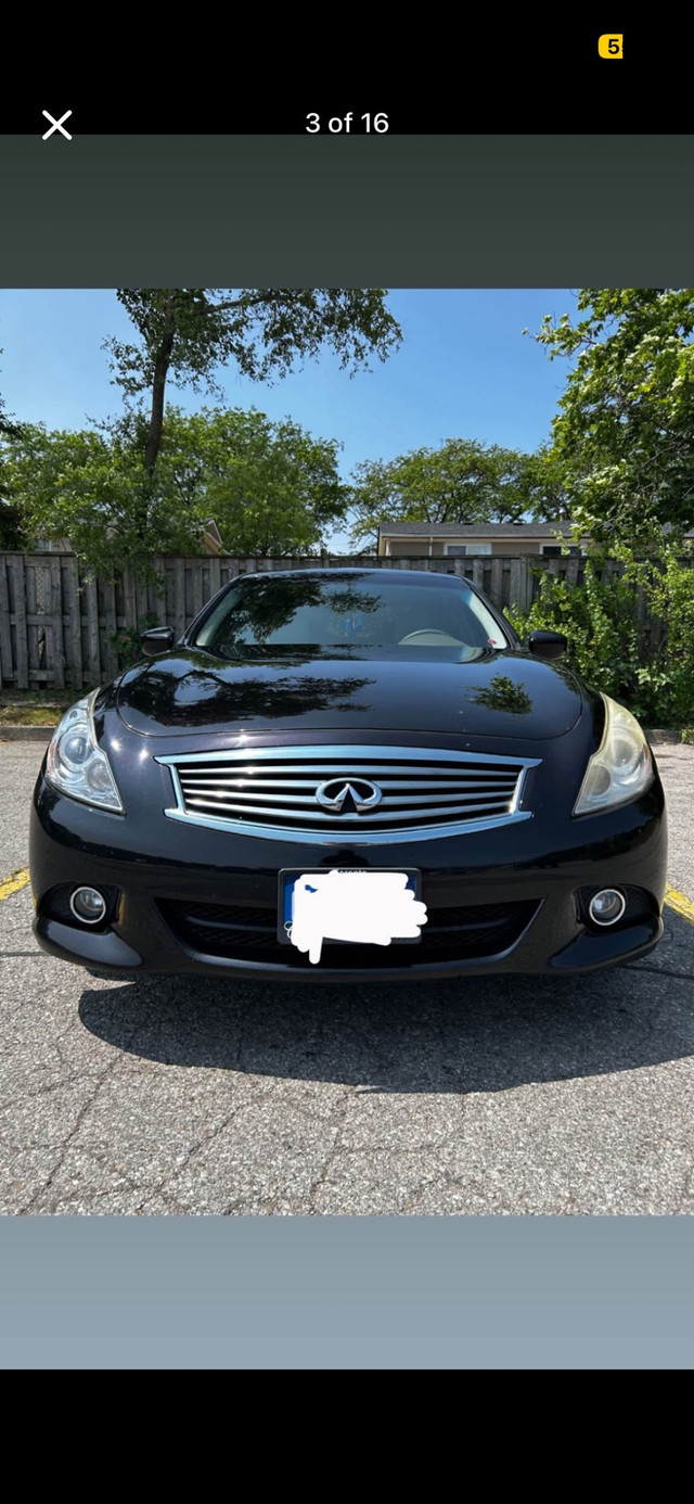 2011 Infiniti G37X AWD in Cars & Trucks in Hamilton - Image 3