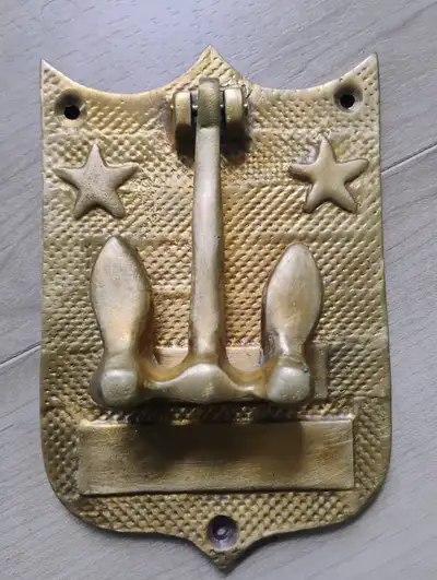 Vintage Marine Anchor Door knocker Shediac, View more