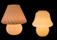 Lampe Champignon Vintage "Vetri Murano"