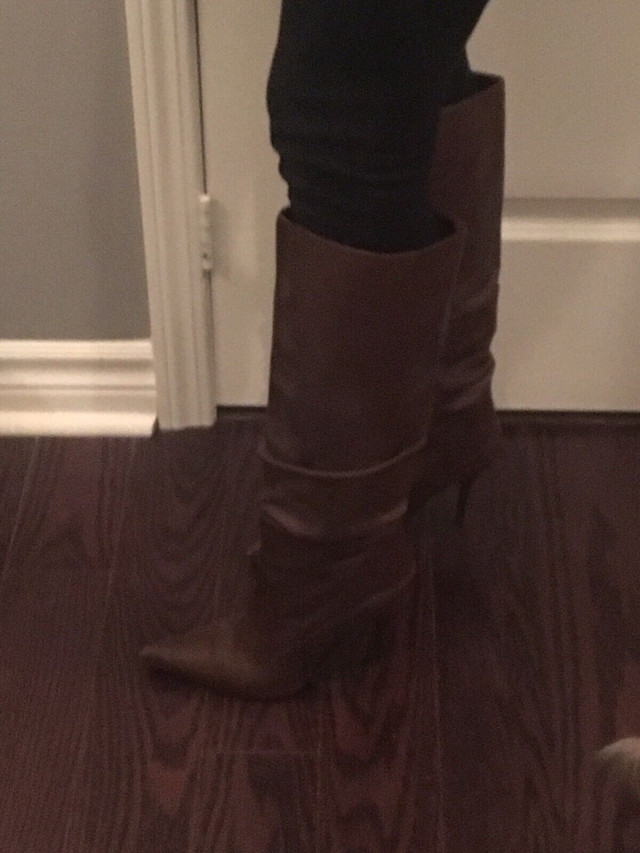 Leather boots ladies size 7-8 in Other in City of Toronto - Image 2