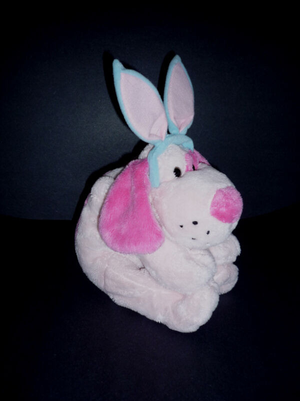pink and blue Dog Stuffie .. Clean,SmokeFree, As shown in Toys & Games in Cambridge - Image 3