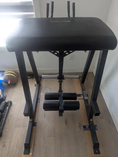 Reverse hyper lower back gym machine, View more