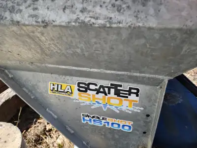 HLA Scatter Shot Sander ready to be put to work. Barely used. Purchased larger unit to better fit my...