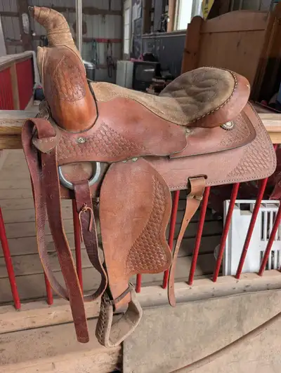 Western saddle , View more