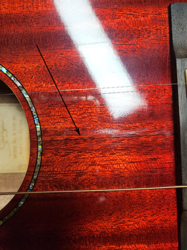 Minor Error-Top Solid Mahogany Acoustic Electric Guitar Built-in in Guitars in City of Toronto - Image 2
