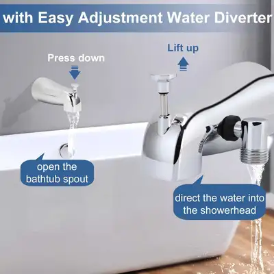 Tub Spout, Tub Faucet with Diverter, View more