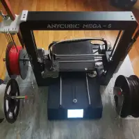 ANYCUBIC MEGA-S 3D PRINTER 3XSPOOL HOLDERS AND PLA