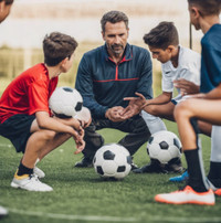 Soccer coach, individual or group training
