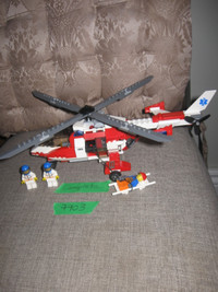 LEGO City #7903 Rescue Helicopter~Complete w/figs