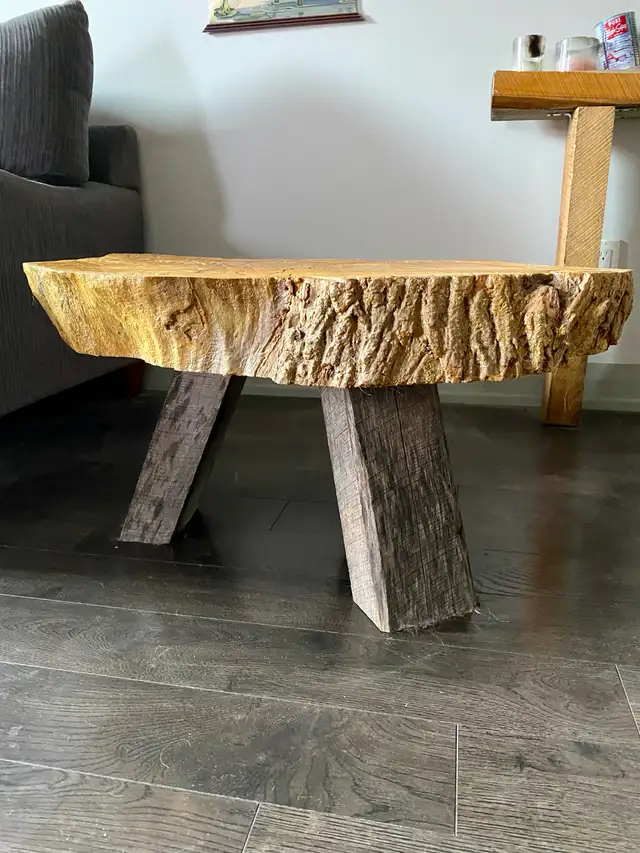 Live Edge End Table in Coffee Tables in Hamilton - Image 3