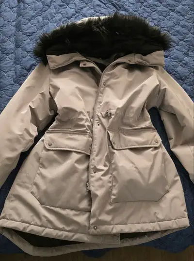 Women`s Light grey parka, View more