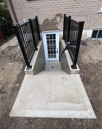 Legal basement Entrance Door, View more