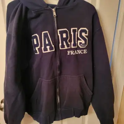 Paris France Zip Up Hoodie XXL, View more