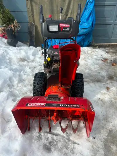 Craftsman 27" Snowblower - 13.5 HP Briggs & Stratton - Moving Sa, View more