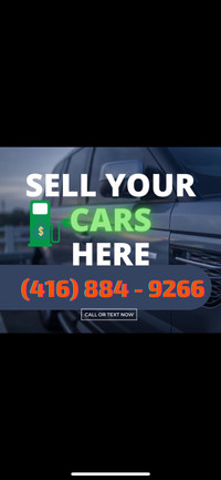 SELL Your USED CAR for CASH!