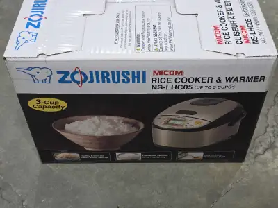 I have a brand new sealed never opened Zojirushi 3 cup Micom Rice Cooker for sale. Specs: https://ww...
