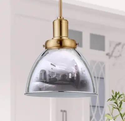 Madison 12" Wide Pendant with Metal Shade