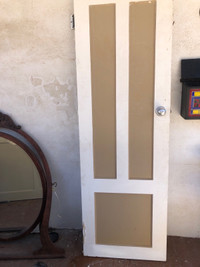 Narrow Solid Wood VTG Door (78” x 24 3/4)
