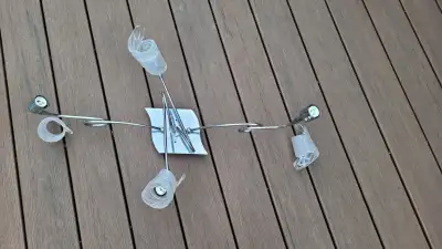 Deux Chadeliers rotatifs  -  Two Rotating Ceiling Lamps, View more