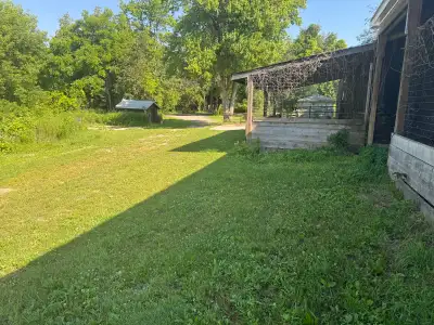 Outdoor storage on private farm please contact 437-860-4330 Located in Moffat Ontario
