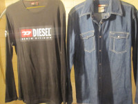 Diesel Denim Shirt And Sweater New Men's