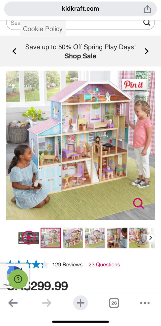 Kid Kraft Dollhouse in Toys & Games in City of Toronto - Image 2