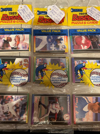 1989 Donruss RACK PACKS Baseball Cards Griffey RC Booth 263