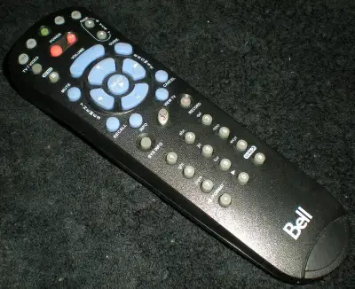 Bell TV Genuine Satellite Remote Control IR 3.4 Black 178937 MODEL :9241 9242 6400 Dish VIP 612 622...