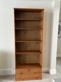 IKEA bookcase with file drawer
