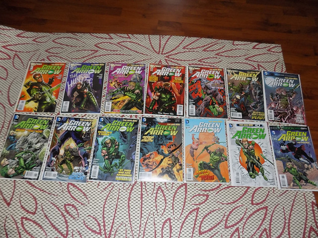 GREEN ARROW #0 - 13, THE NEW 52, DC COMICS, VF/NM in Comics & Graphic Novels in Hamilton