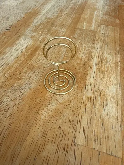40 Gold table number holders. Some were used once for a wedding. Very good condition.