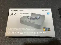 Creative Sound Blaster X4 - External Sound Card (Non negociable)