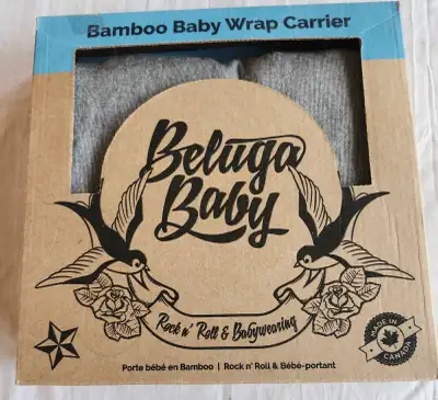 Beluga Baby bamboo baby wrap carrier, View more