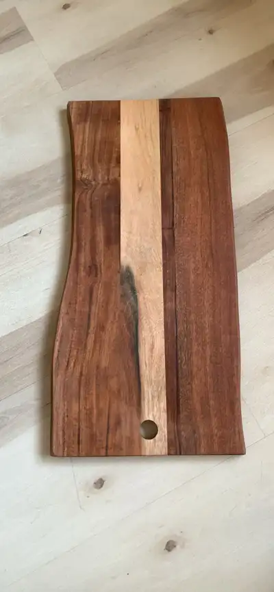 Acacia hardwood cutting board or charcuterie board 22 inch, View more